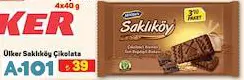ÜLKER SAKLIKÖY ÇİKOLATA KREMALI BİSKÜVİ 3X87 G